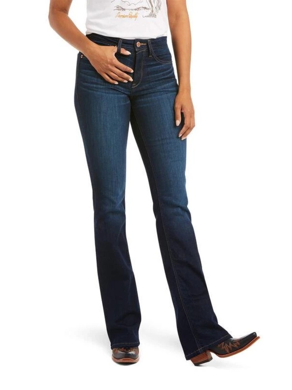Ariat Real High Rise Ballary Boot Jean